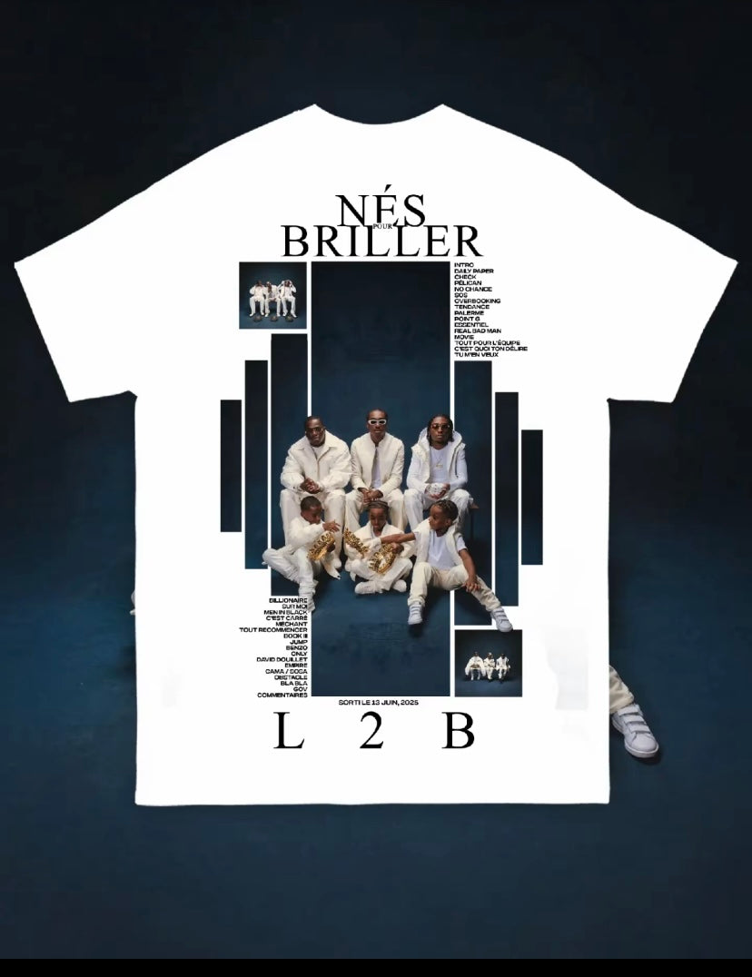 T-shirt l2b « née pour briller »
