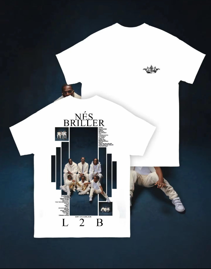 T-shirt l2b « née pour briller »